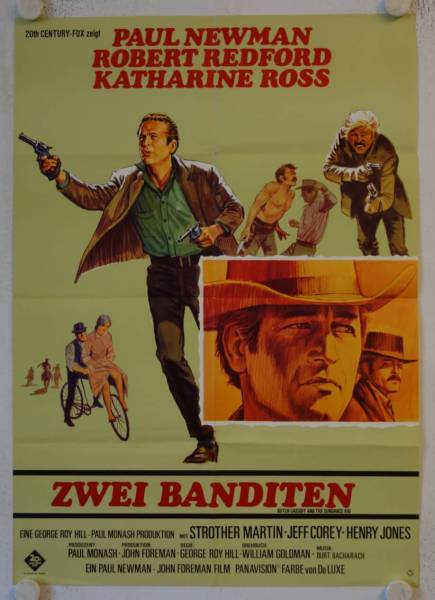 Zwei Banditen originales deutsches Filmplakat